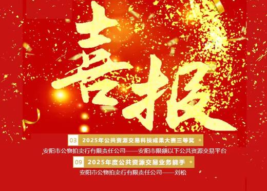 安阳市限额以下公共资源交易工作斩获双重荣誉 助力领域高质量发展